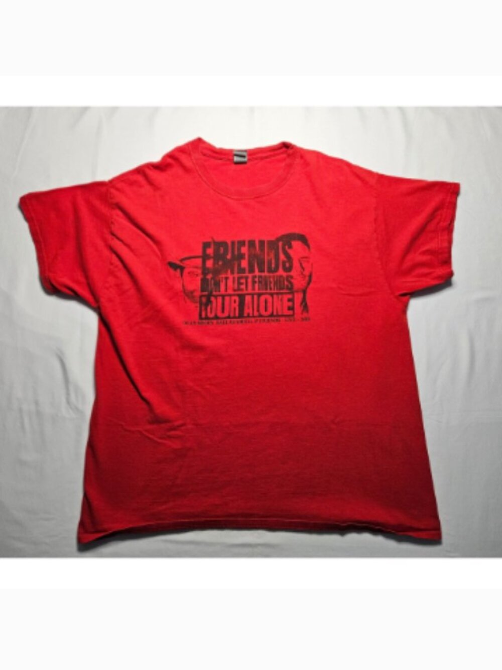 Dean Brody & Dallas Smith Live Tour 2019 Men's T-Shirt XL Red Short Sleeve